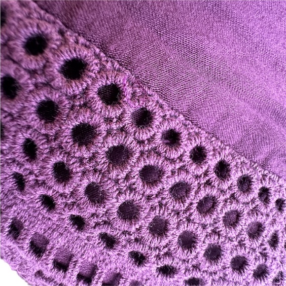 Torrid Boho Sleeveless Stretch Challis Lace Up Tank - Picture 14 of 15